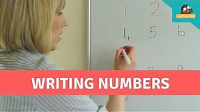 Writing Numbers from 1-10 for Kids - How to Write Numbers