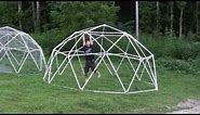 PVC Geodesic Dome Load Test