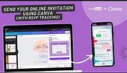 Send your Online Invitation using Canva (with RSVP Tracking)