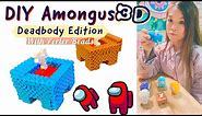 AMONG US Deadbody Edition | 3D Perler DIY Tutorial How to Build