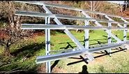 Ground Mounted PV Solar Panel Frame - Esolar.co.nz