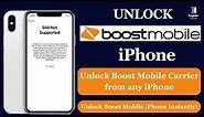 Unlock Boost mobile iPhone - How to Unlock iPhone from Boost Mobile to Any Carrier