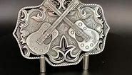 Vintage Style Western Country Music Belt Buckle