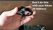 Nikon Z9 - Inserting your battery for dummies
