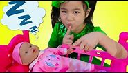 Jannie Pretend Play Babysit Cute Cry Baby Doll Kids Toys for Girls
