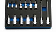 Master XZN Triple Square Bit Socket Set, 14-Piece