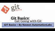 GIT Basics - My First Repo In GIT || PUSH & PULL In GIT
