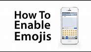 iOS 6 / iOS 5 - How To Enable Emoji Keyboard - iPhone 5 / iPhone 4S / 4 / 3GS