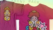 Daisy Super Mario Family Game Cartoon Anime Tshirt Cotton Lelaki Girls Clothing Kids New Born Cloth