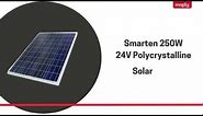Go Green with the Smarten 250W 24V Polycrystalline Solar Panel - A Sustainable Energy Solution