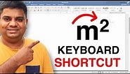 How To Write Square In Keyboard