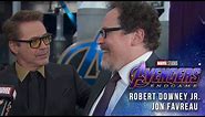 Robert Downey Jr & Jon Favreau talk 10 years of Iron Man at the Avengers: Endgame Premiere