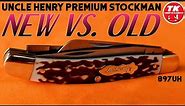 Uncle Henry 897UH Next Gen Premium Stockman Pocket Knife - Comparing New vs. Old