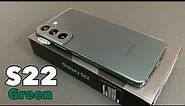 Unboxing SAMSUNG S22 - Green