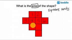 Square Units - What is the Area of the Shape? - 3rd Grade Math (3.MD.5.S1)