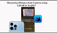 Measuring Distance from Camera Using LiDAR in iOS: Displaying Object Distance with SwiftUI