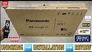 PANASONIC TH-43MX750DX 2023 || 43 Inch 4K Google Tv Complete Unboxing And Review || Remote Demo