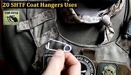 20 Wire Coat Hanger Uses for Survival