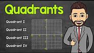 Quadrants of the Coordinate Plane | What are the Four Quadrants? | Math with Mr. J