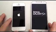 Samsung Galaxy S4 Vs Apple iPhone 5 (Performance)