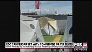 EDC festival goers frustrated over VIP tents