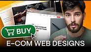 Top 4 AMAZING E-commerce Website Designs