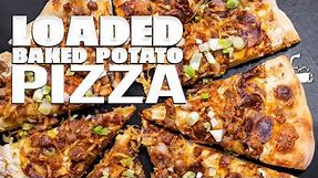 LOADED BAKED POTATO PIZZA...SOUNDS A BIT WEIRD BUT WOW! 🤯 | SAM THE COOKING GUY