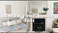How to clean your house FAST (Clean your home in under an hour!)