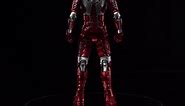 threezero - This DLX Iron Man Mark 5 is fully-articulated...