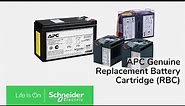 Why choose a genuine APC Replacement Battery Cartridge (RBC) for your APC Easy UPS?