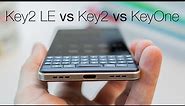 BlackBerry Key2 LE vs Key2 vs KeyOne