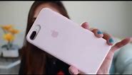 Apple Silicone Case Pink Sand for Iphone 8 plus | Tear | Color Comparison | Maureen Scott