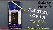 Note 9 ALL TIME Top 15 Tips, Tricks & Hidden Features