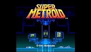 Super Metroid SNES [Title Screen]