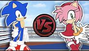 SONIC vs AMY: LOVE SONG! (Sonic the Hedgehog Music Video) | CARTOON RAP ATTACK