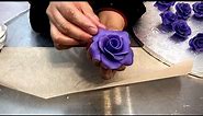 How to Make Fondant Roses without using any Tools| Quick and Easy Fondant Roses Tutorial