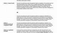 Agreement Between Owner and Contractor (Sample PDF   template)