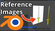 How to use REFERENCE IMAGES in Blender 2.9 🖼️ (Create a Low Poly Model)