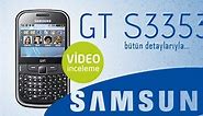 Samsung GT-S3353 video inceleme