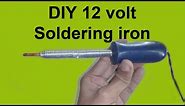 How to make a 12 volt soldering Iron -- Its About Everything.