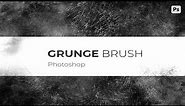 Photoshop grunge brush set