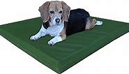 Dogbed4less Orthopedic Gel Infused Memory Foam Dog Bed, Waterproof Liner with Durable Canvas Cover, 37X27X4 Inch