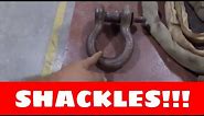 Shackles and how to use them in rigging