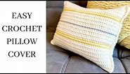 Very Easy Crochet Pillow Cover