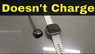 Fitbit Sense Doesn't Charge-6 Easy Fixes-Tutorial