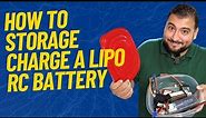 How To Storage Charge A RC Lipo Battery With Or Without Storage Feature