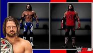 WWE 2K18: AJ Styles - Blue & Black/Red Attires ᴴᴰ