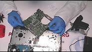 Dell Inspiron 15 3000 P63f disassembly laptop charge port power jack repair fix taking apart tear