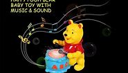 Happy Winnie The Pooh Play Drum Baby Toy WIth Sound & Music