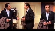 3 John Travolta Confusion Meme Scene Pulp Fiction - Vincent Vega x 3